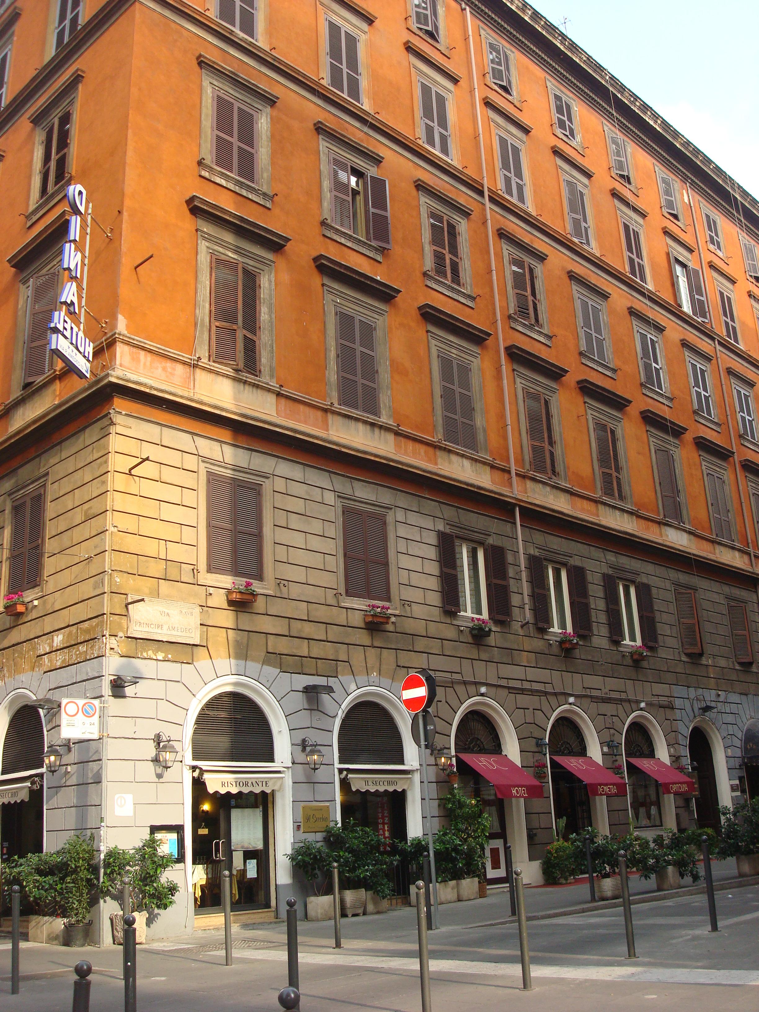 Hotel Dina Roma Exterior foto